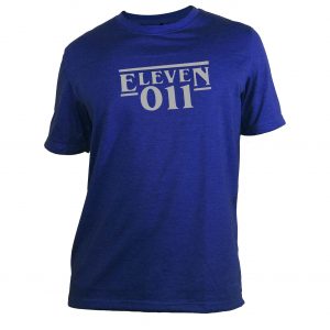 Stranger things eleven design blue t shirt