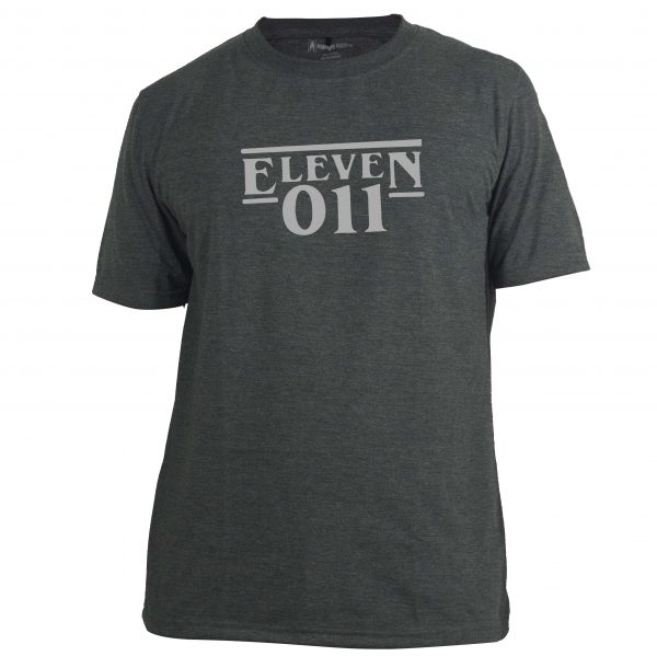 Stranger things eleven design gray t shirt